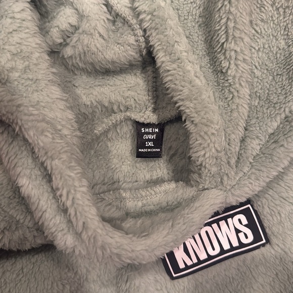 Green Women’s Hooded Sweater - Picture 4 of 6